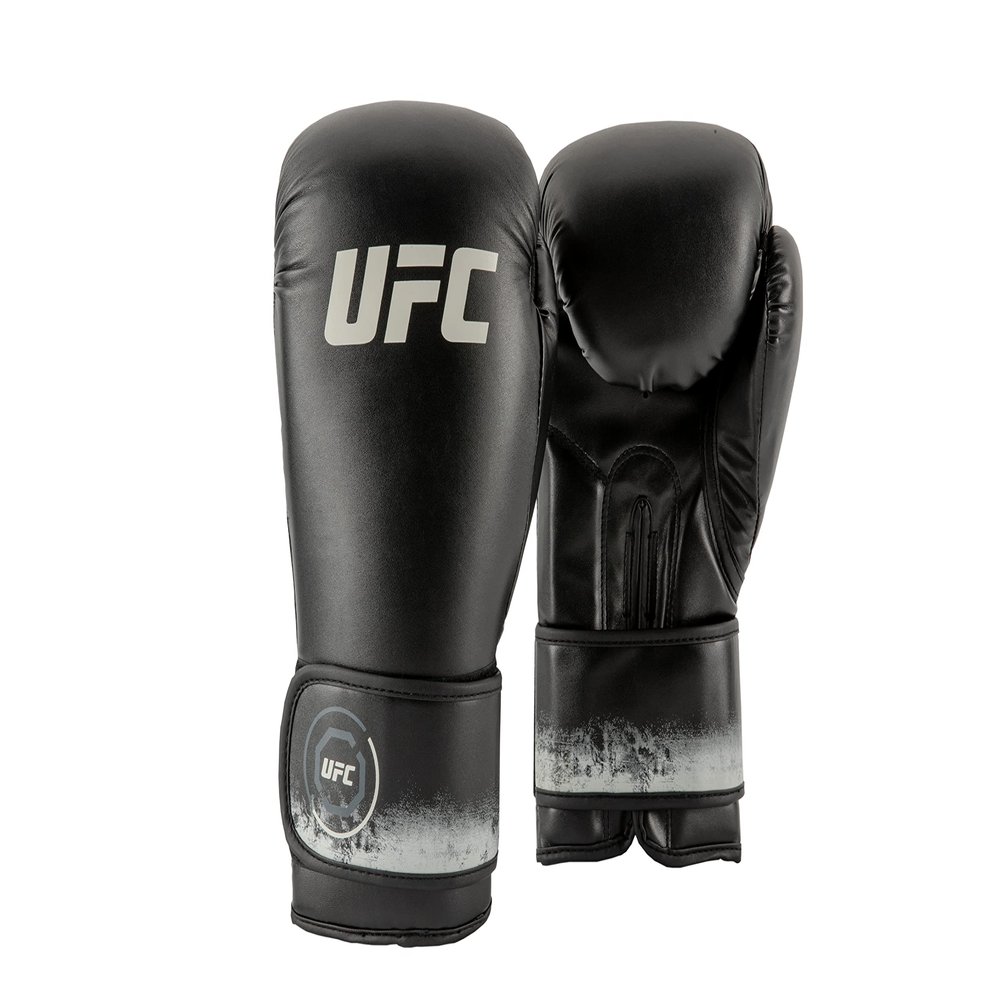 UFC Octagon Lava Boxing Gloves (Black, 12oz)