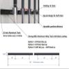 [JINTECH] Golf Club Holder, Wall Display, Wall Hanger, Rack, Mount, Organizer, Hold 17 Clubs on 36" Aluminum Rack (All Head up) view 4