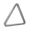 GSE Games & Sports Expert Deluxe Heavy Duty Solid Wood Billiard 8-Ball Triangle or 9-Ball Diamond Pool Ball Racks for 2-1/4" Pool Balls (Brushed Grey Triangle Rack) view 1