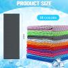 Maitys 300 Pcs Cooling Towel for Hot Weather, 32 x 12 Inch Microfiber Ice Sweat Towel for Neck and Face Breathable Sport Rags for Athletes Gym Yoga Workout view 2