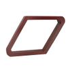 GSE Games & Sports Expert Deluxe Heavy Duty Solid Wood Billiard 8-Ball Triangle or 9-Ball Diamond Pool Ball Racks for 2-1/4" Pool Balls (Mahogany Diamond Rack) view 1