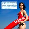 Sporti Guard Piped Thin Strap One Piece Swimsuit - Black/Red - 34 view 3