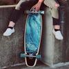 Stella 42 Bamboo Kicktail Flotsam Longboard Complete view 3