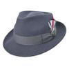 Bigalli Quick Step Wool Felt Dress Fedora, Dark Grey, Medium. view 1