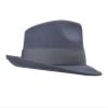 Bigalli Quick Step Wool Felt Dress Fedora, Dark Grey, Medium. view 2
