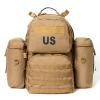 Akmax.cn Military Backpack Army Rucksack for men, MOLLE 2 Medium Assault Pack with External Frame Coyote Brown view 1
