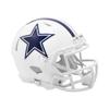 Riddell Cowboys 2022 Alternate On-Field Revolution Speed Mini Football Helmet White view 1