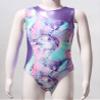 Daenrui Kids Girls Printed Splice Gymnastics Leotards with Shorts Set Ballet Dance Unitard Workout swimsuit Varicoloured 6 Years view 3