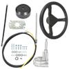 labwork 10FT Outboard Boat Rotary Steering System with Wheel Replacement for SS13710 Marine view 1