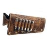 Gator Embossed Leather Buttstock Cover with Cartridge Holders - Ammo Loops for Lever Action Rifles and Shotguns - Hand Made in the USA (300 WSM, Right Handed, White Thread) view 1