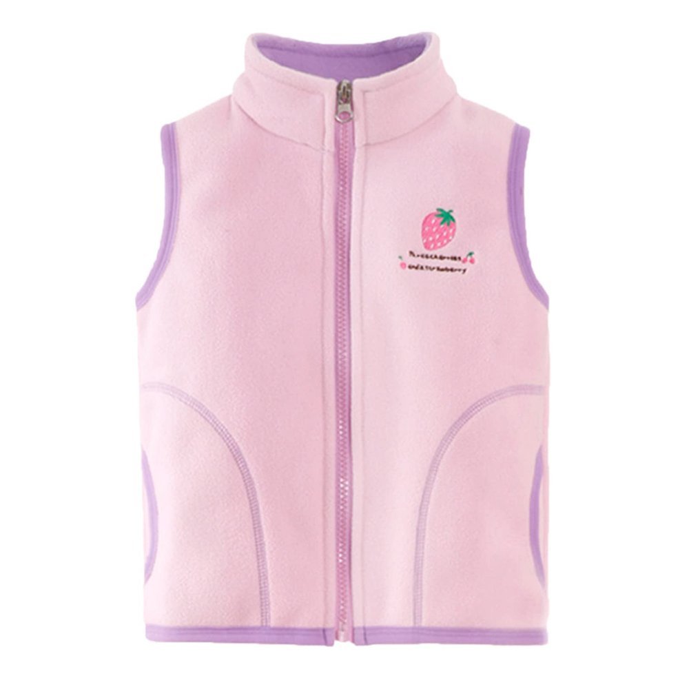 Toddler Babys Newborn Infant Girls Boys Cartoon Car Warm Thick Spring Winter Sleeveless Boys Clothes (Pink, 2-3 Years)