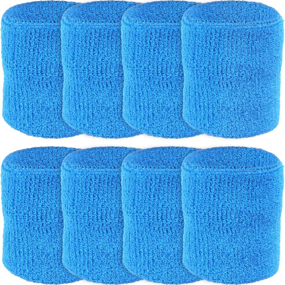 BESPORTBLE 8pcs Breathable Wrist Supports for Sports Wrist Braces for Running Basketball Cycling and Comfortable Design for Fitness Enthusiasts