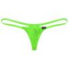 Daenrui Men's Mesh Sheer See Through Low Rise G-String T-Back Micro Mini Thongs Bikini Briefs Underwear Green X-Large view 3