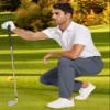 SPECIALMAGIC Mens Casual Golf Pants Stretch Waist Zipper Pockets Tapered Pants Lightweight Clearance Denim Blue,30W30L view 2