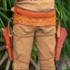 Hulara Genuine Leather Western Gun Belt Concealed Carry Gun Holster Belt for Men Women Cowboy Costume Revolver Holster Pistol Tactical Hoslter view 4