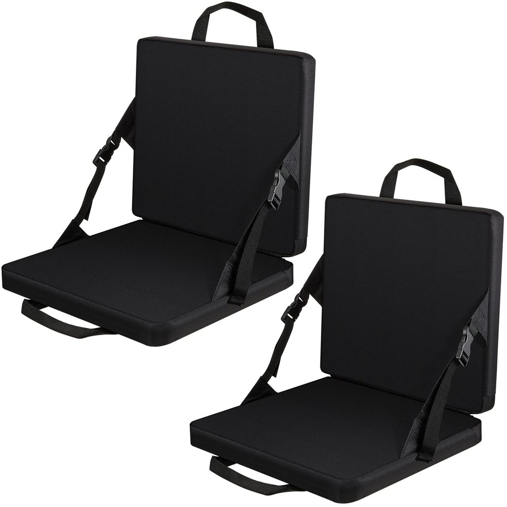 Juexica 2 Pcs Stadium Seats Boat Canoe Kayak Seat Stadium Seats for Bleachers Without Back Support for Indoor Outdoor Sport Events Bleacher Outing Traveling Hiking Fishing Camping