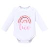 Baby Girls Rainbow 1st 2nd Birthday Outfit Long Sleeve Romper Tutu Skirt Bloomers Set with Crown Headband Winter Fall Dress Clothes for Cake Smash Photo Prop Dusty Pink Two - Long Sleeve Crown 2 Years view 2