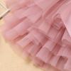 Baby Girls Rainbow 1st 2nd Birthday Outfit Long Sleeve Romper Tutu Skirt Bloomers Set with Crown Headband Winter Fall Dress Clothes for Cake Smash Photo Prop Dusty Pink Two - Long Sleeve Crown 2 Years view 4