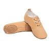 MSMAX Jazz Shoes for Women Girls Split Sole Canvas Ballet Dance Teaching Flats Tan 8.5 M US Women view 1