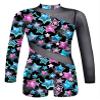 Daenrui Kids Girls Gymnastics Leotards Long Sleeve Dance Biketards Shorts Unitards Active Tumbling Outfit Multi 12 Years view 1