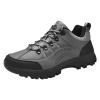BORAMAX Men's Anti-Skid Cross-Country Travel Shoes Men's Supportive Running Shoes Cushioned Lightweight Athletic Sneakers Grey view 1