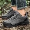 BORAMAX Men's Anti-Skid Cross-Country Travel Shoes Men's Supportive Running Shoes Cushioned Lightweight Athletic Sneakers Grey view 4