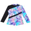 Daenrui Kids Girls Gymnastics Leotards Long Sleeve Dance Biketards Shorts Unitards Active Tumbling Outfit Lavender 14 Years view 4