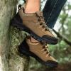 BORAMAX Men's Anti-Skid Cross-Country Travel Shoes Men's Supportive Running Shoes Cushioned Lightweight Athletic Sneakers Brown view 3