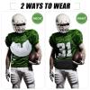 Jiuguva 2 Pcs Football Hand Warmer Pouch with Waist Strap - Unisex Handwarmer Pouch Muff for Football Union Receivers & Coaches(White, Black) view 3