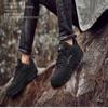 BORAMAX Men's Anti-Skid Cross-Country Travel Shoes Men's Supportive Running Shoes Cushioned Lightweight Athletic Sneakers Black view 2