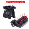 2 Pairs J02A Resin Disc Brake Pads with Cooling Fin, Compatible with XTR M9000/DEORE XT M8100/DEORE XT M8000/DEORE XT M780/SLX M7100/SLX M7000/SLX M670/SLX M660/DEORE M6100/DEORE M5100 view 4