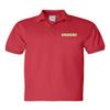 Nerd Polo T Shirt Embroidered Men's Funny Science Shirt (2XL, Red) view 1