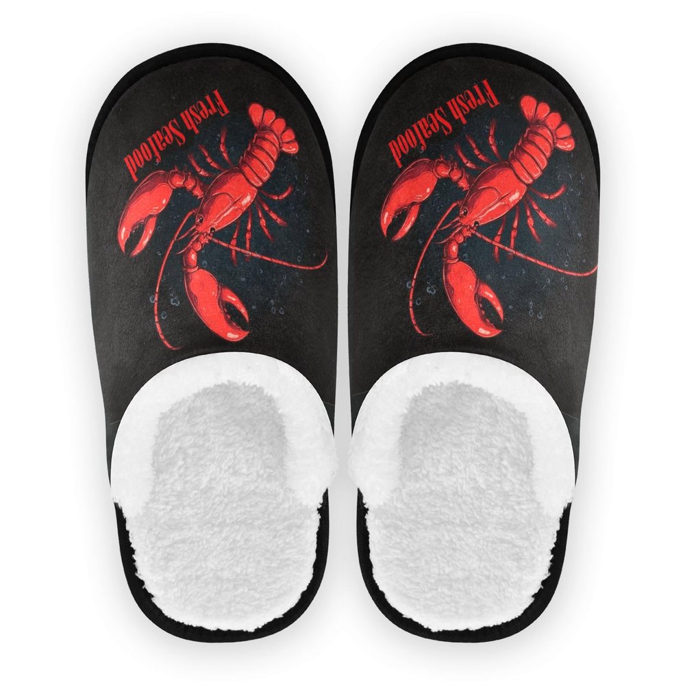 Boccsty Lobster Spa Slippers - Memory Foam Home Shoes for Men & Women - Indoor & Outdoor