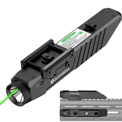 TOUGHSOUL Tactical Flashlight Green Laser Sight Combo
