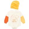 Disney Winnie the Pooh Newborn Baby Boy or Girl French Terry Oversized Sweatshirt Bubble Romper Bodysuit and Hat 6-9 Months view 1