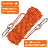 AOLEBA 10.5 mm Static Climbing Rope 10M(32ft) 20M(64ft) 30M(96ft) 50M(160ft) 70M(230ft) Outdoor Rock Climbing Ropes, Escape Rope Ice Climbing Equipment Fire Rescue Parachute Rope view 2