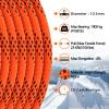 AOLEBA 10.5 mm Static Climbing Rope 10M(32ft) 20M(64ft) 30M(96ft) 50M(160ft) 70M(230ft) Outdoor Rock Climbing Ropes, Escape Rope Ice Climbing Equipment Fire Rescue Parachute Rope view 4
