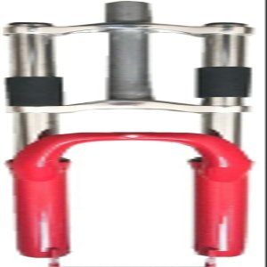 CDHPOWER Red 26 inch Triple Tree Double Shoulder Suspension Fork for 26 INCH Bicycle Fork