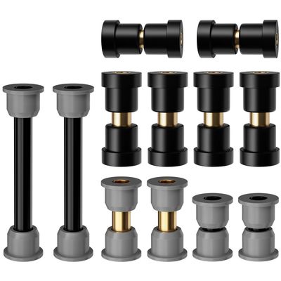 Panglong Club Car Precedent Bushing Kit, Front Suspension & Rear Suspension and A Arm Bushing Kits, Polyurethane Bushings Kit Suitable for 2004-Up Precedent, OEM #102506601, 102506401, 102956201