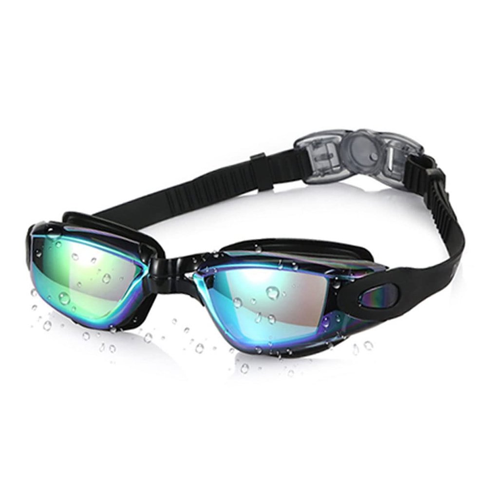 Feiyx Swim Goggles,Adults Antifog Professional Swimming Goggles,Electroplate Silicone Swim Glasses