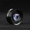 COOEAR 1 Pair Stainless Steel Tunnels Gem Ear Plugs Eyelet Gauges for Ears Screw Back Double Flared Stretchers Expander. view 2