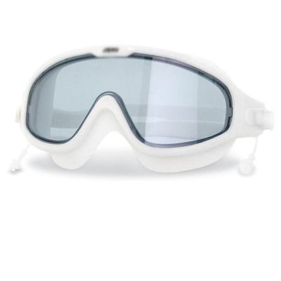 Feiyx Swim Goggles,Wide View Swimming Goggles/No Leaking Anti Fog for Men Women Youth (Color : White)