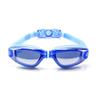 Feiyx Swim Goggles,Electroplating Waterproof Anti-Fog Swimming Diving Water Glasses Adjustable Swimming Goggles Ladies Men (Color : Blue) view 1