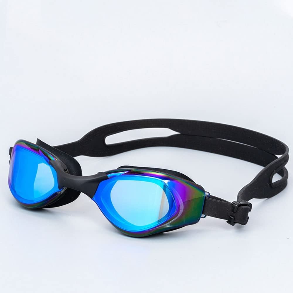 Feiyx Swim Goggles, No Leaking Anti-Fog for Women Men Adult Youth (Color : Black)