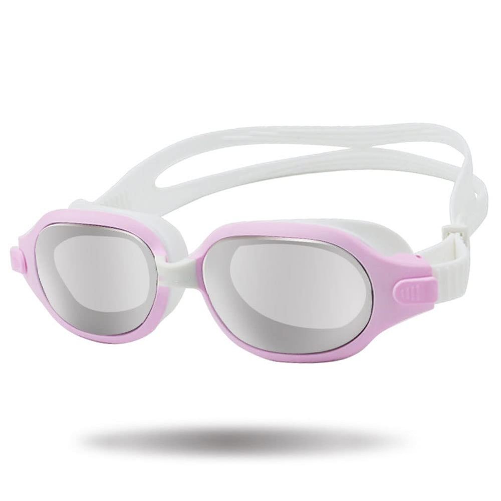 Feiyx Swim Goggle, Anti-Fog, Leak-Proof Swimming Goggles for Men, Women, Adults (Color : Pink)