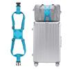 Travelkin Luggage Bungee Strap for Suitcases TSA Approved, Travel Bag Bungee Belt for Suitcases Add a Bag (Blue) view 1