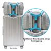 Travelkin Luggage Bungee Strap for Suitcases TSA Approved, Travel Bag Bungee Belt for Suitcases Add a Bag (Blue) view 4