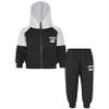 Loodgao Kids Boys Tracksuit Zip Up Hoodie Sweatshirt Jacket Long Sleeve Tops with Jogger Sweatpants Fall Winter Outfits Black 5-6 view 1