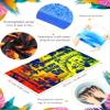 Jeere 100 Pcs Bulk Neck Gaiters for Men Women Balaclava UV Face Mask Headband Face Covering Neck Tube Scarf Outdoor,100 Style(Classic) view 2