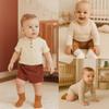 Baby Grip Ankle Socks 6 Pairs | Newborn Infant Toddlers Socks Organic Cotton | Kids Boys Girls Ankle view 2
